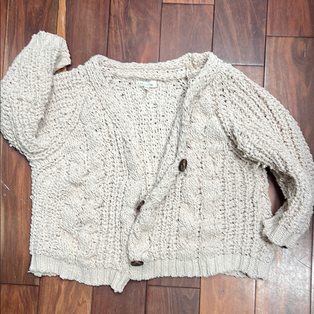 Cozy Cream Knit Sweater